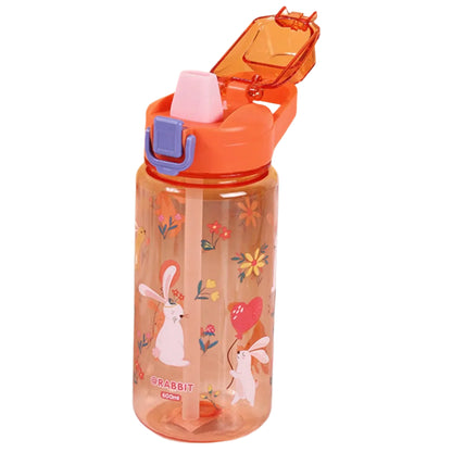 Drink Bottle With Straw And Lid Spill Proof
